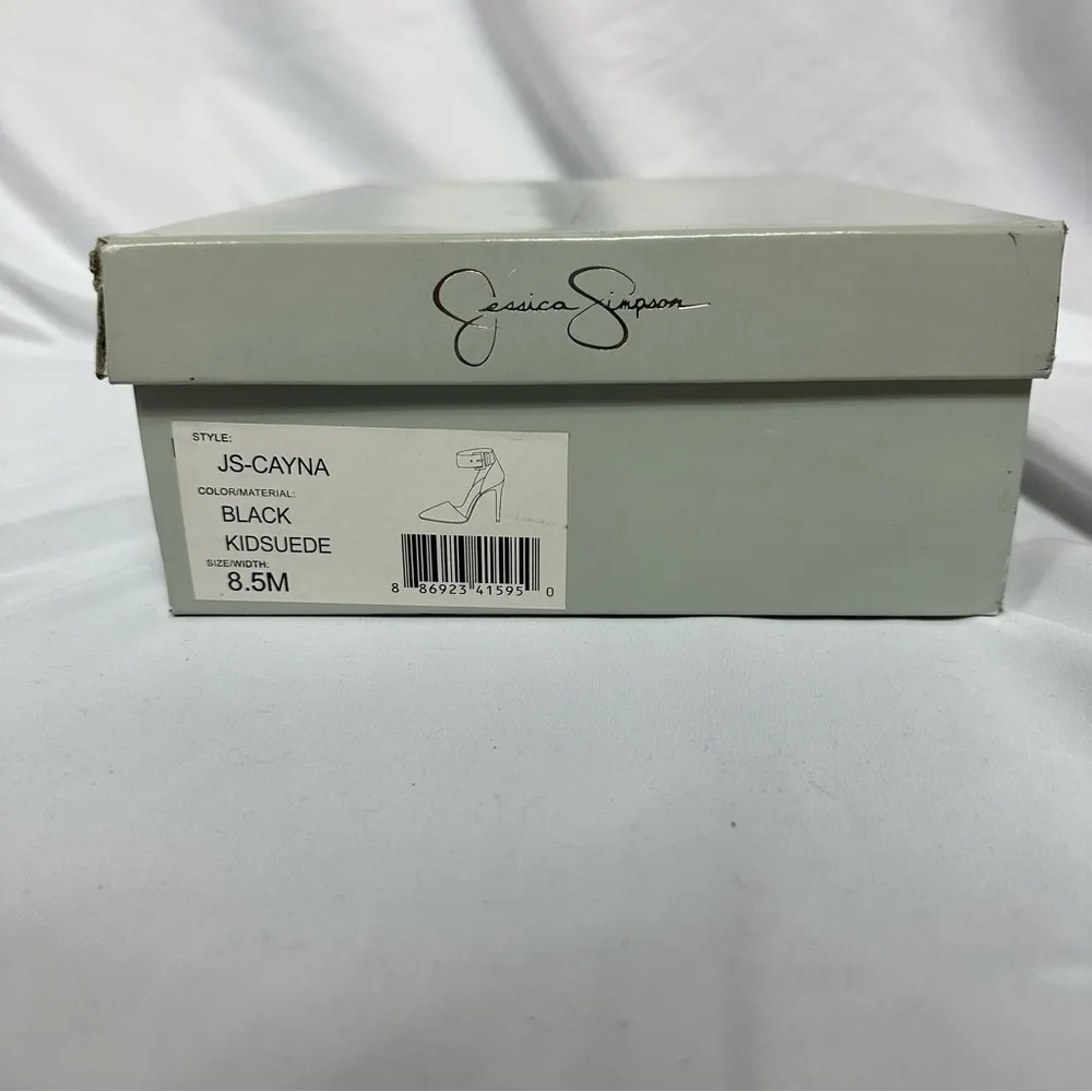 JESSICA Simpson Suede Heels I Black I Size 8.5M - Image 6