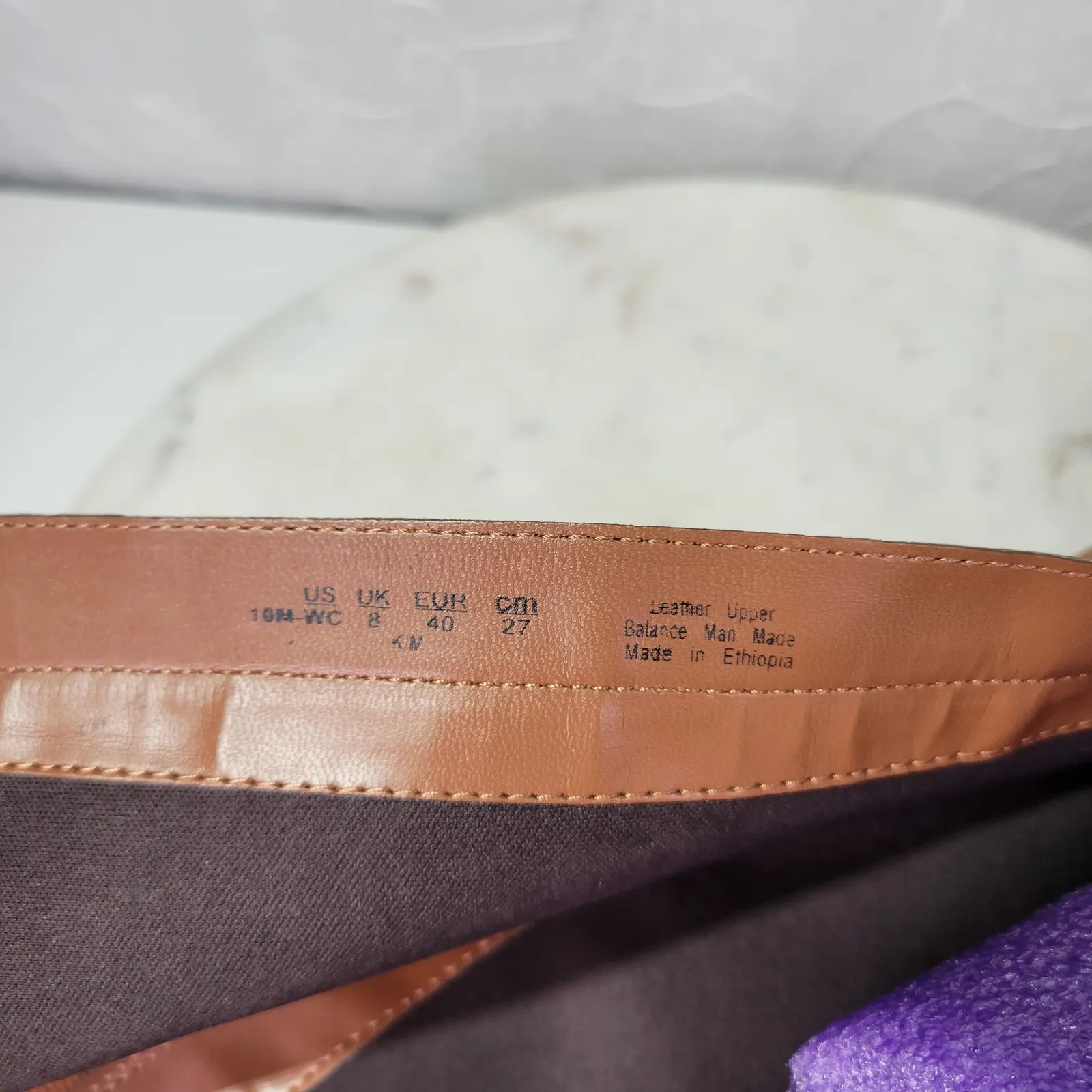 Naturalizer Wide Calf Riding Boots Womens 10 Brown Leather Block Heel Buckle New - Image 7