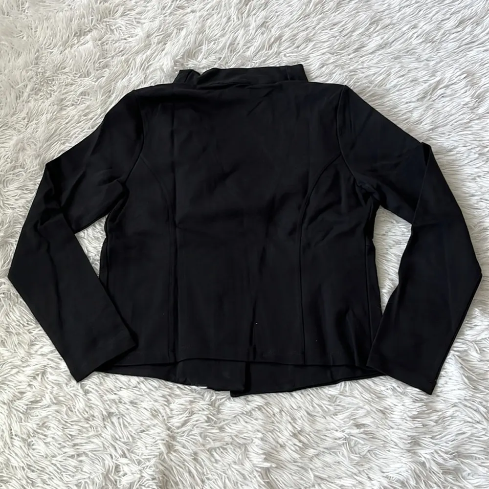 CHARLIE PAIGE Black long sleeve zip up Women’s Jacket size S/M - Image 14