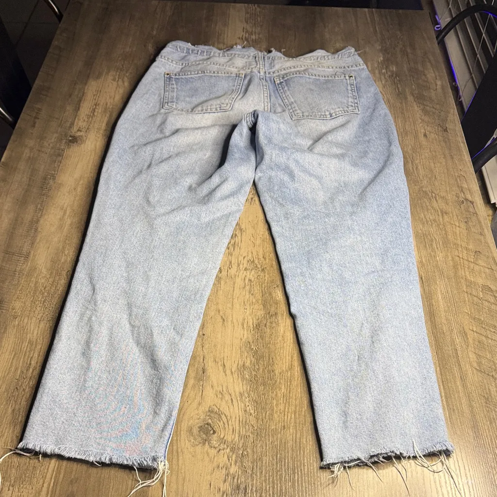 MNG Light Blue Straight Leg Jeans Size 4 - Image 5