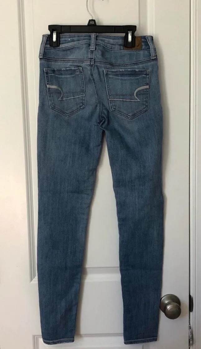 light wash jeans super stretch - Image 2