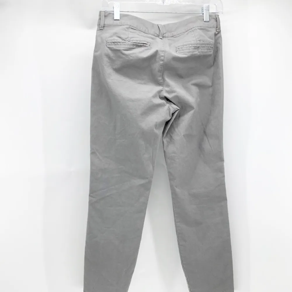 Old Navy gray pixie ankle pants high waist chic career ware business casual - Image 2