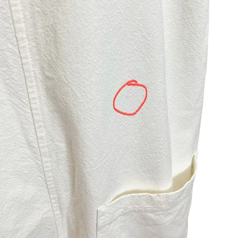 Rolla’s Sailor Linen Playsuit in Vintage White Romper Pockets Women’s Size 10 M - Image 12