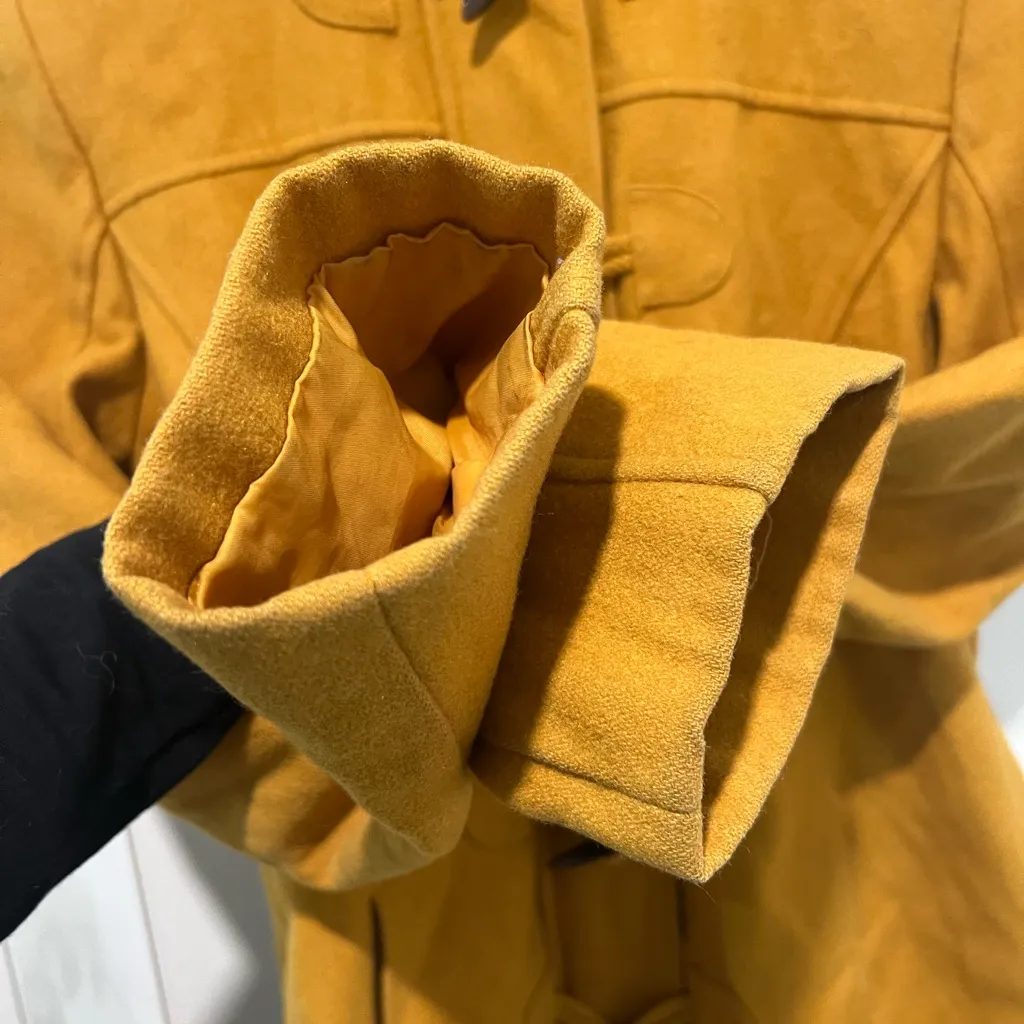 Merona Women's Golden Yellow Toggle Pea Coat - Image 3