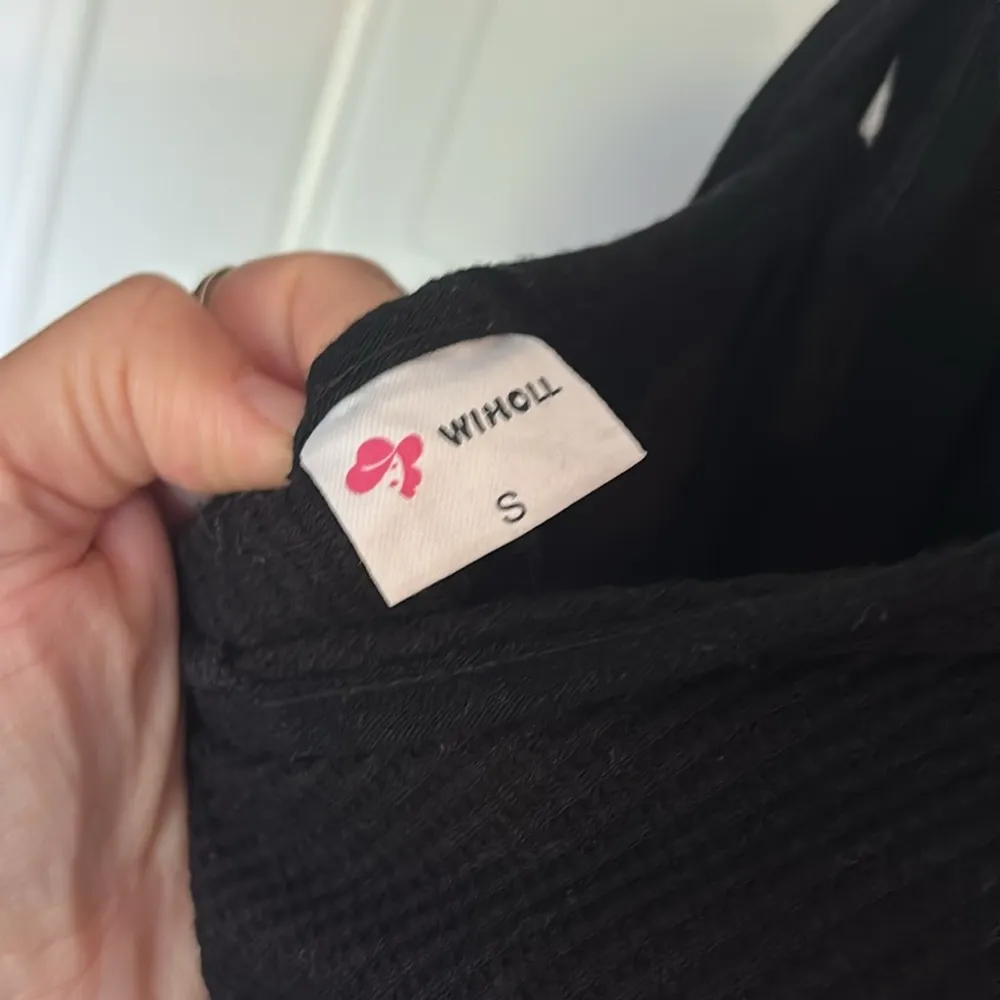 Wiholl Black Waffle Jumpsuit - Image 5