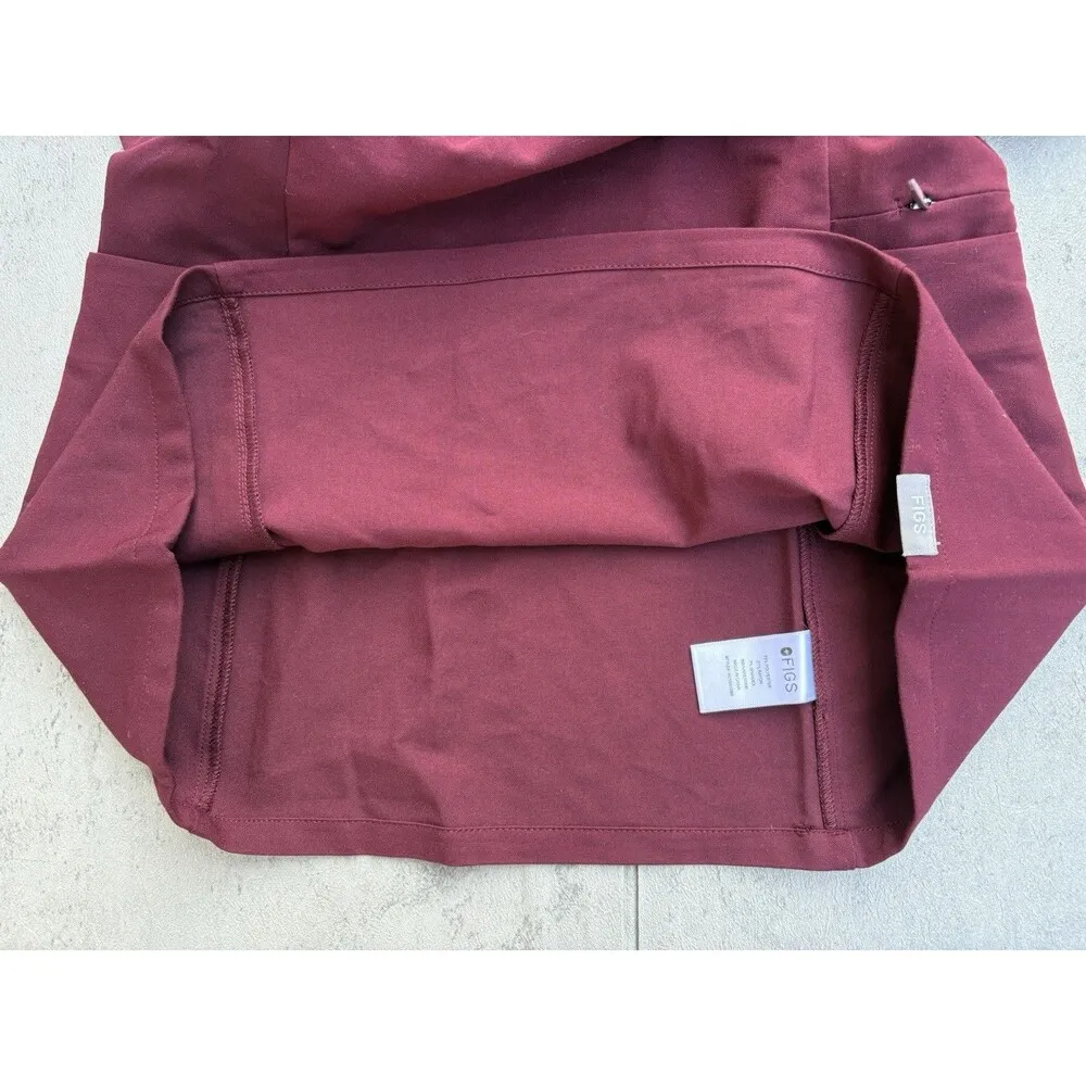 NWOT FIGS Women Scrub Top Slim Fit V-Neck Healthcare Technical Collection Sz XXS - Image 9