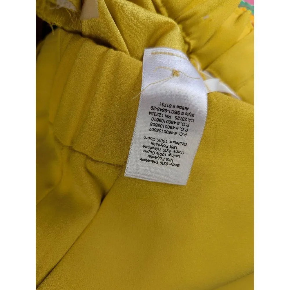 Aritzia  Babaton hikaru skort yellow size 12 - Image 4