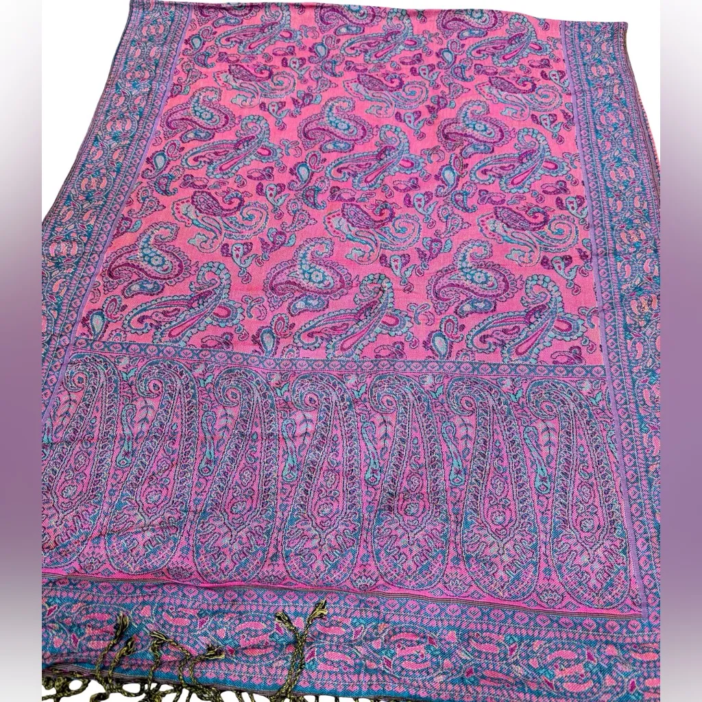 🧣 100% Cashmere Scarf | Made in Jerusalem | Boho Style - Image 6