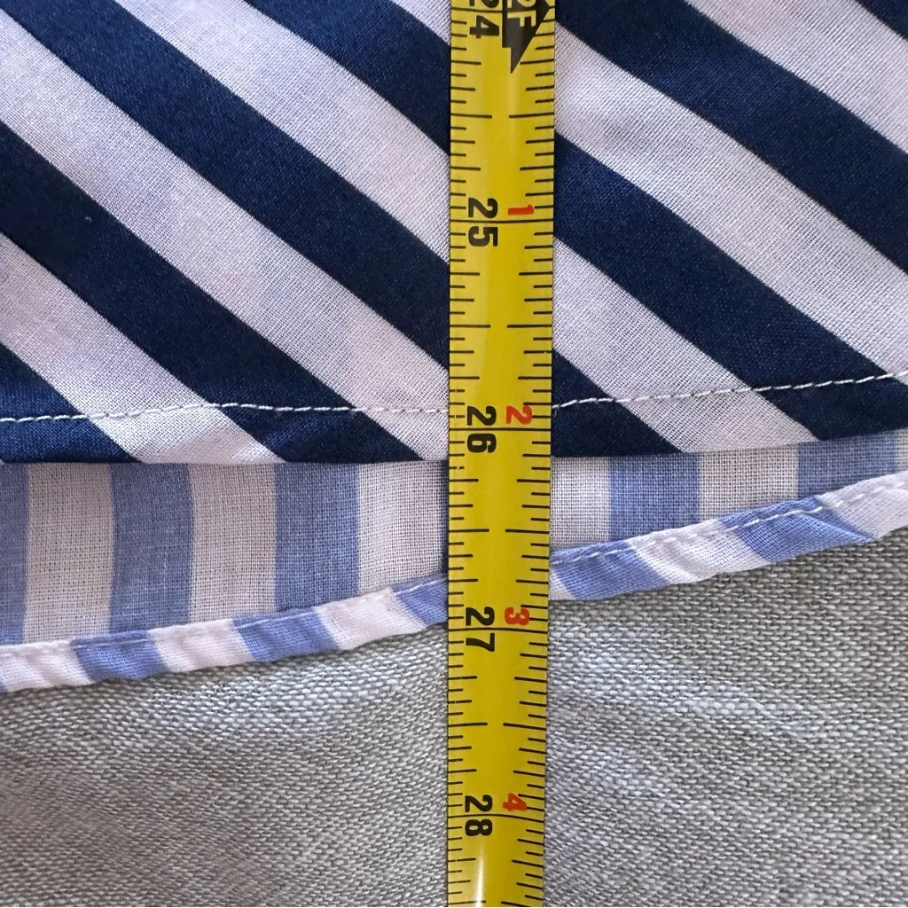 Anthropologie Child Of The Universe Striped Boho Flowy Peasant Blouse Size S - Image 8