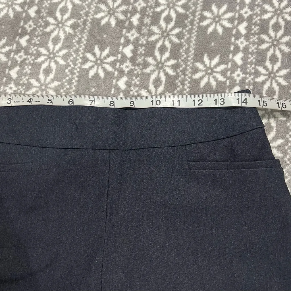 Chico's So‎ Slimming Brigitte Button-Hem Ankle Pants Navy Size 2 Chico's Size 00 - Image 13