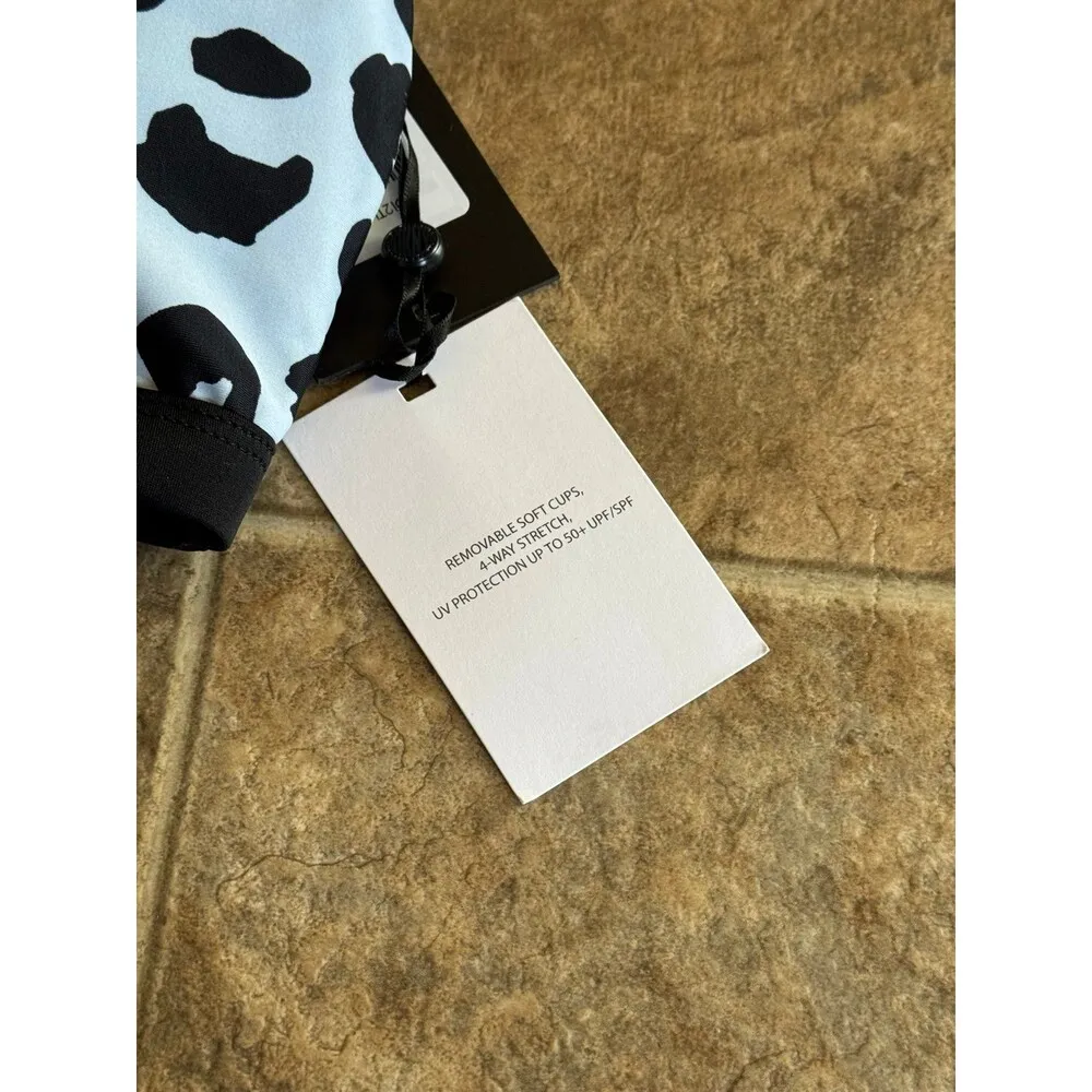 DKNY Animal Print Bikini Top Size Large - Image 8