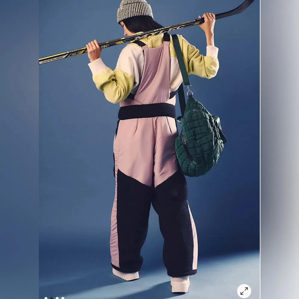 NWT - Hit The Slopes Overalls size: small color: Black Combo - Image 2