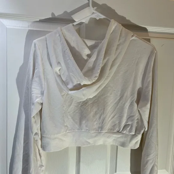 White SHEIN zip up - Image 2