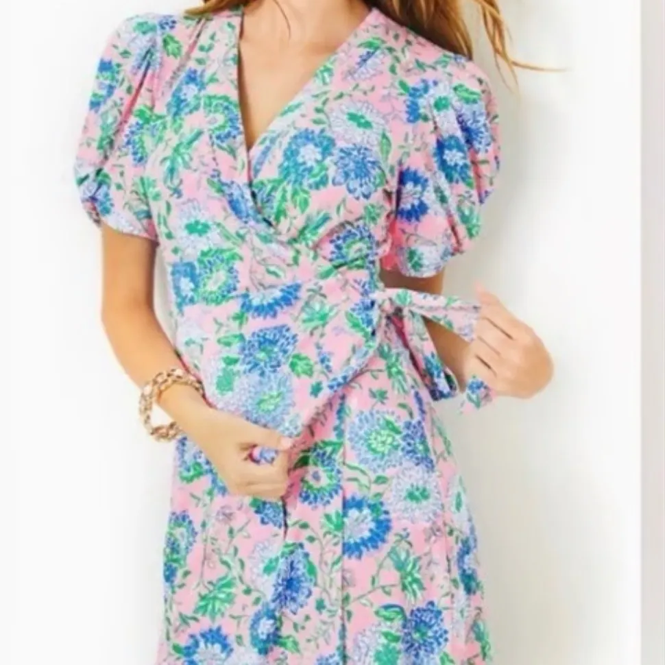 NWT Lilly Pulitzer‎ Sailynn Romper Dress
Size XS Conch Shell Pink Rumor Has It - Image 2