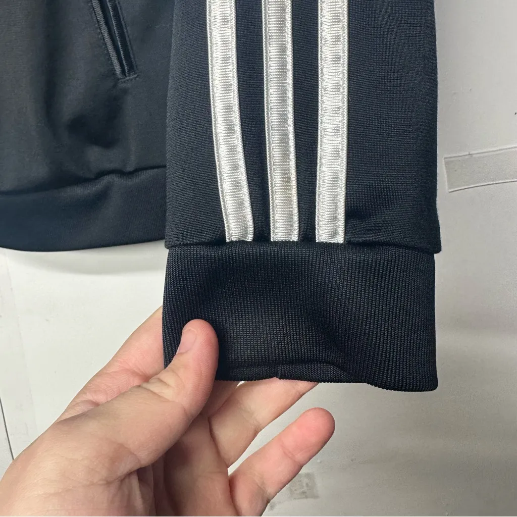 Adidas women’s size small  Black Track Jacket - Image 7