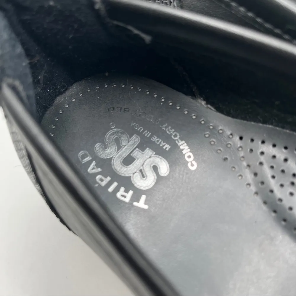 SAS Shoes Penny J Slip On Loafer black leather size 8 Narrow slip on comfort EUC - Image 6