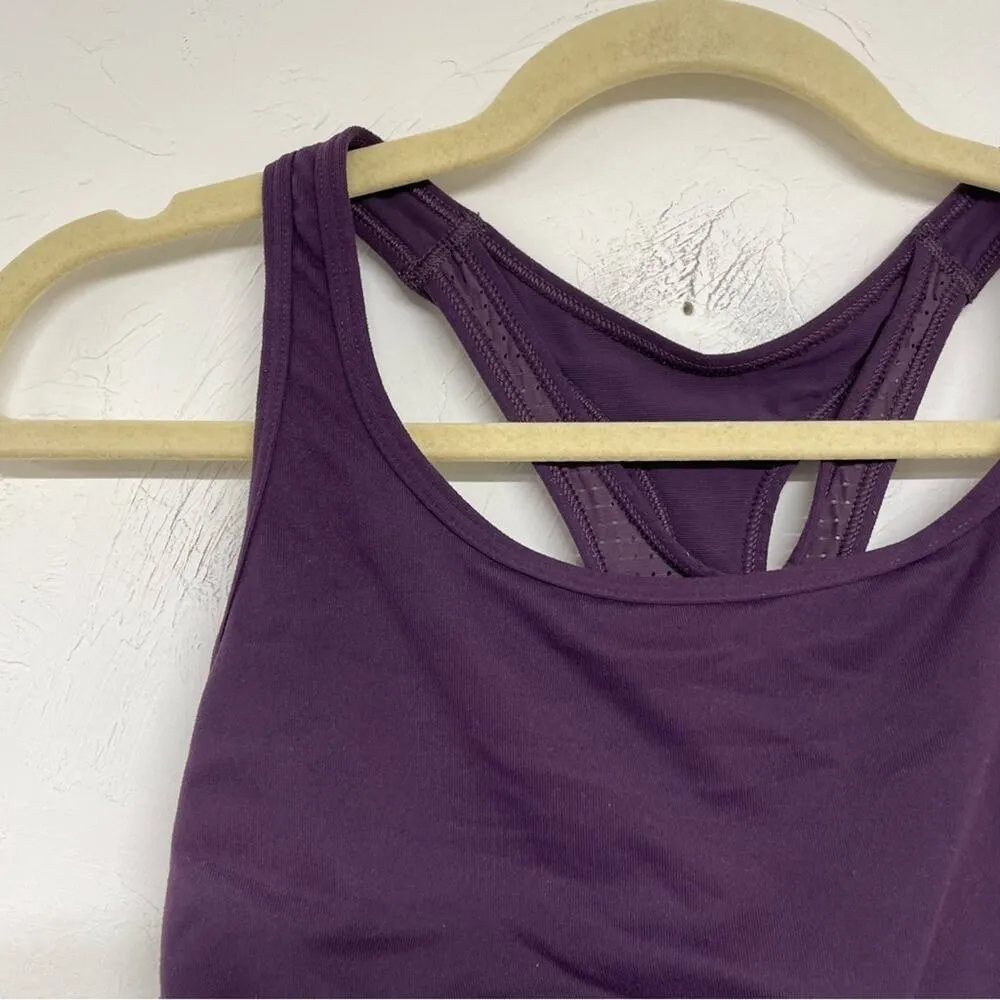 Victoria Secret Sport Purple Razor Back Sports Bra Womens M Gorpcore Athletic - Image 3