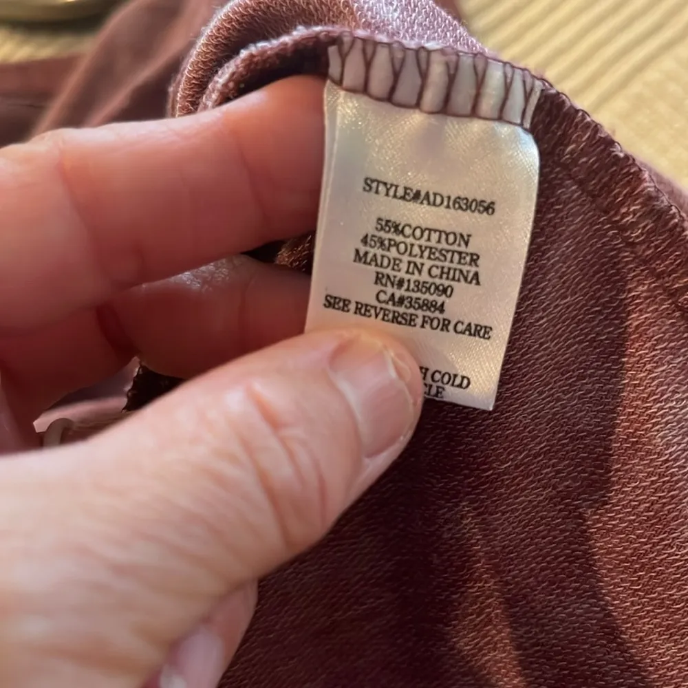 Altar'd State  Comfy Swing Dress Cranberry - Image 9