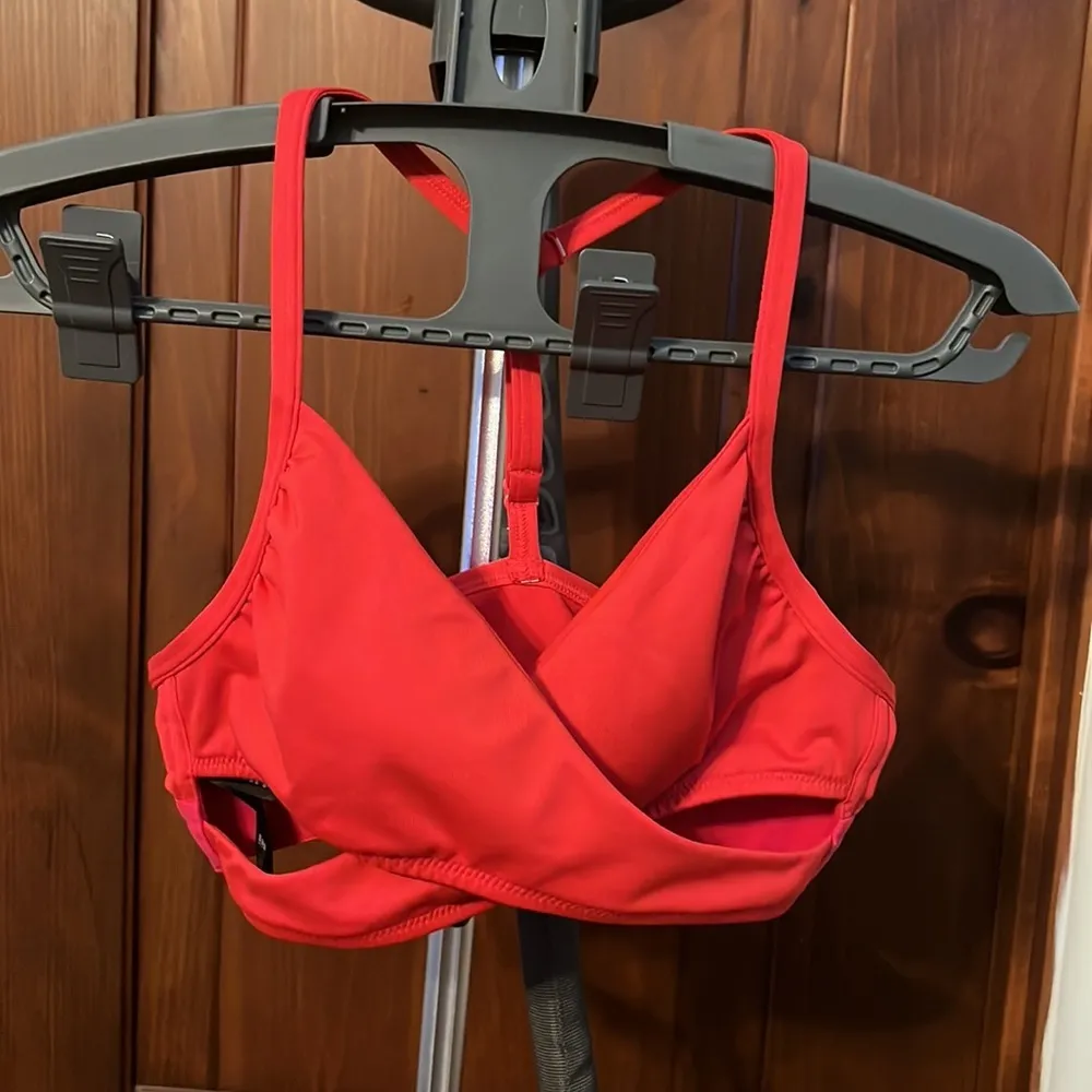 NWOT PINK Victoria’s Secret Red Gym to Swim Wrap Bikini Top & Shorts Size XS - Image 6