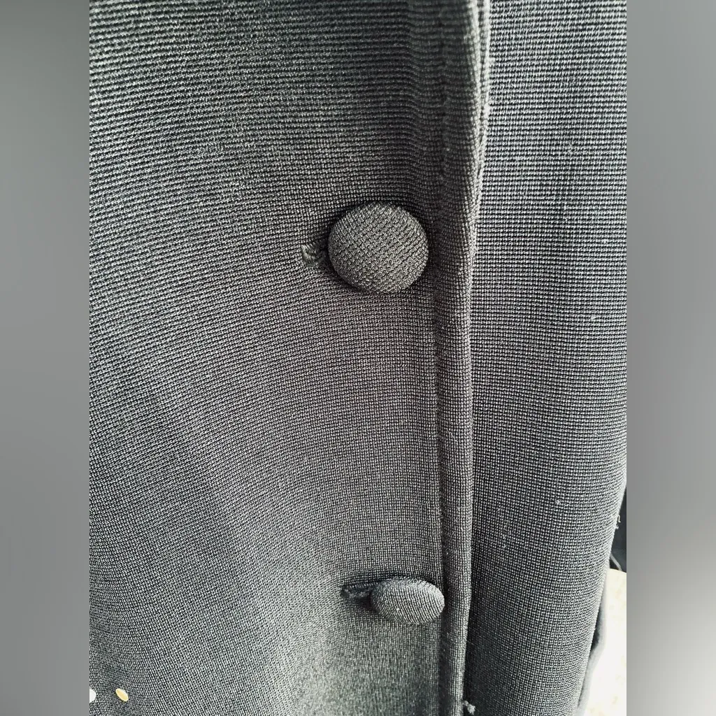 ELEGANT🌹DRESSY🌹LONG JACKET🌹 Black Size XL - Image 4