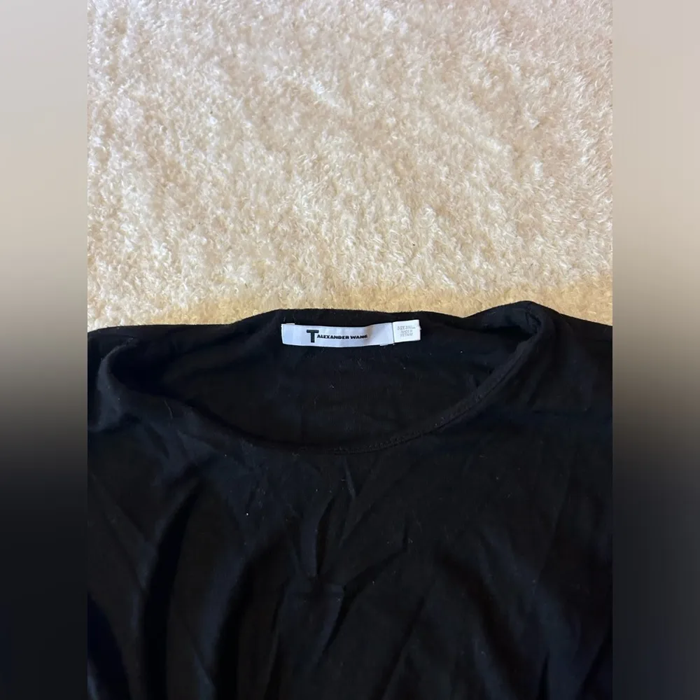 Alexander Wang Black Scrunched Top Size Small‎ - Image 2