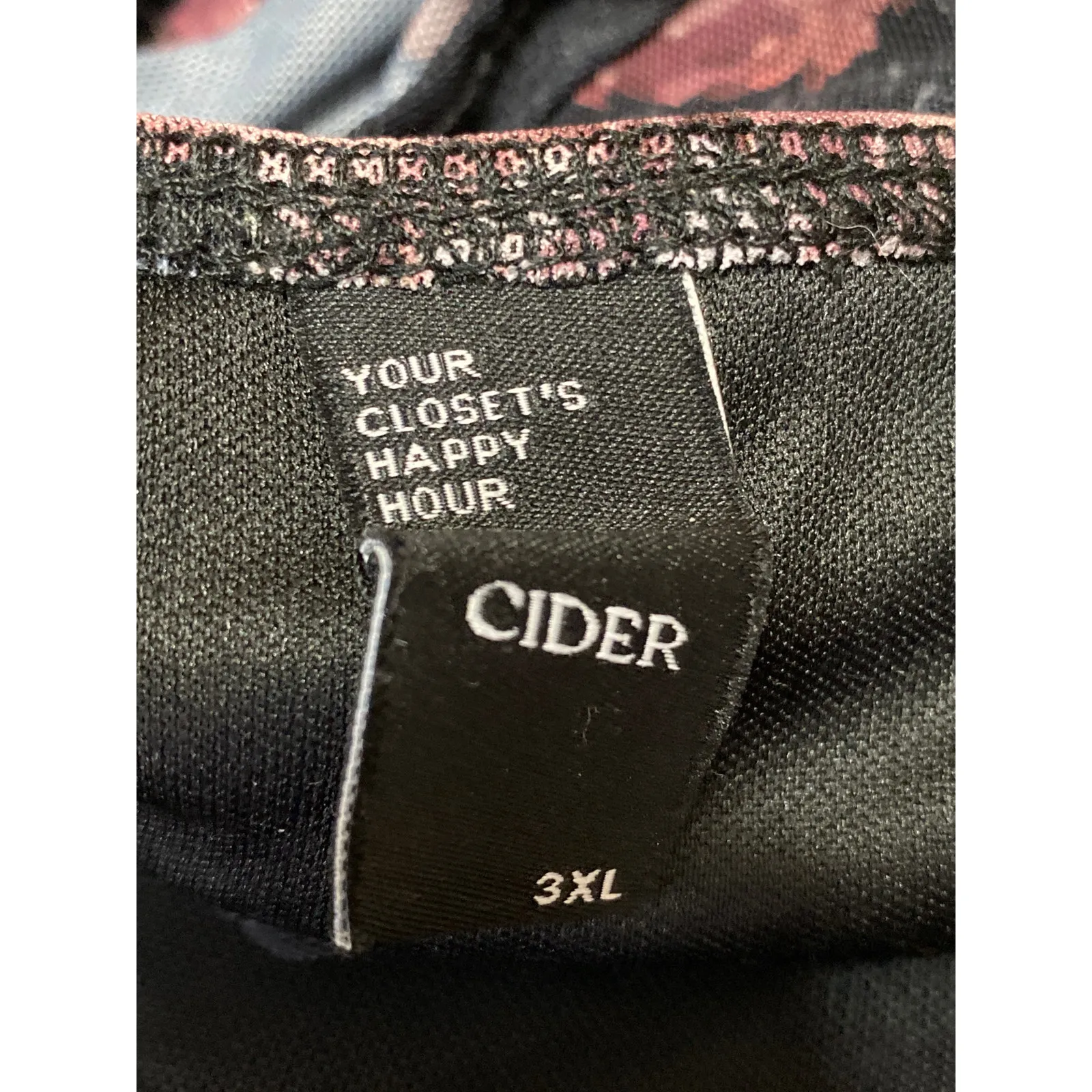 Cider Women's Black Floral Print Sleeveless Ruched Midi Bodycon Dress Size 3XL - Image 5