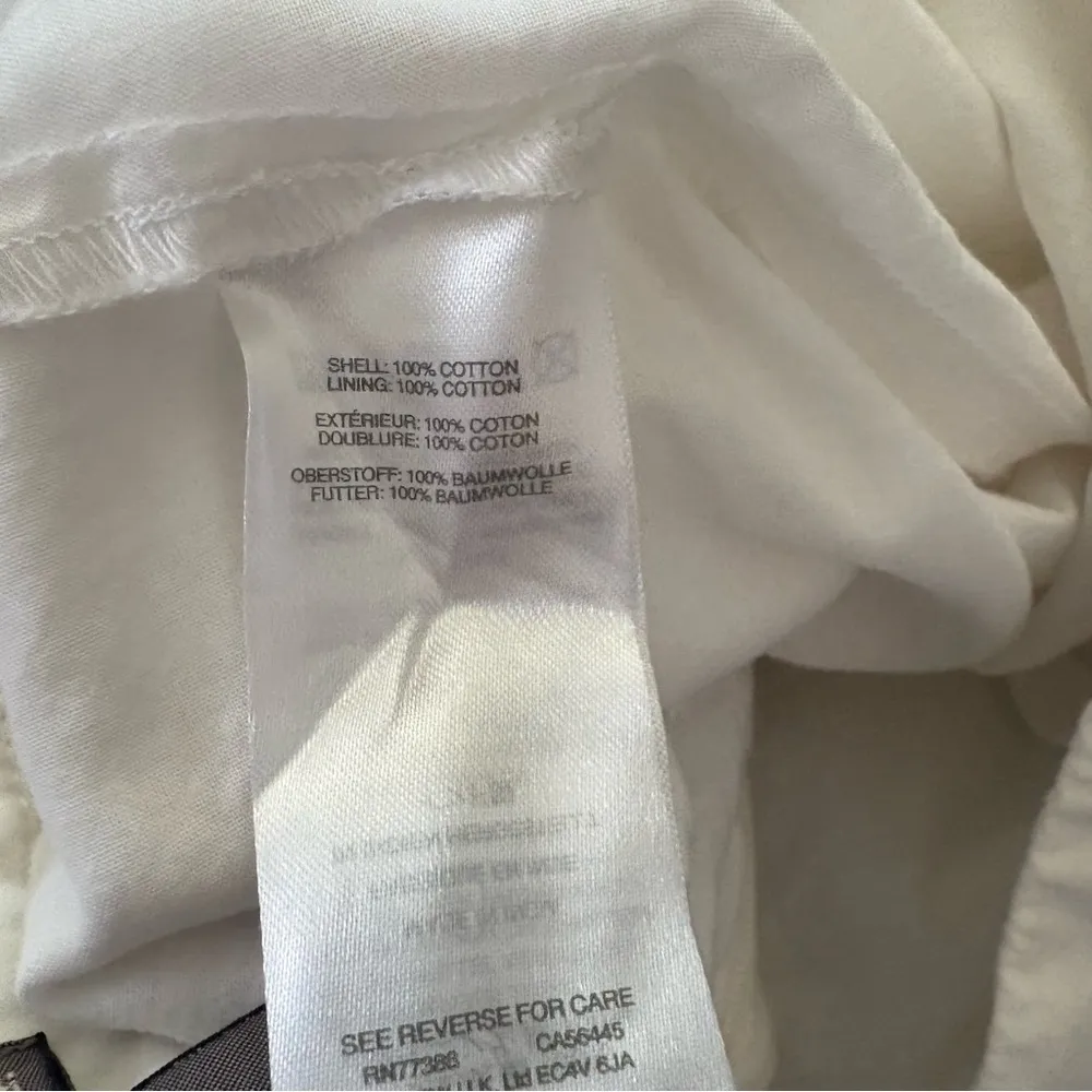 Point Sur White Cotton Skirt Size 0 - Image 5