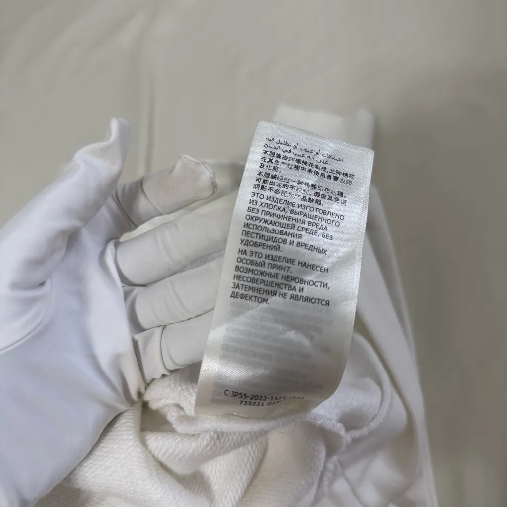 NWT authentic Alexander McQueen white bustier print sweatshirt size italy40 - Image 9