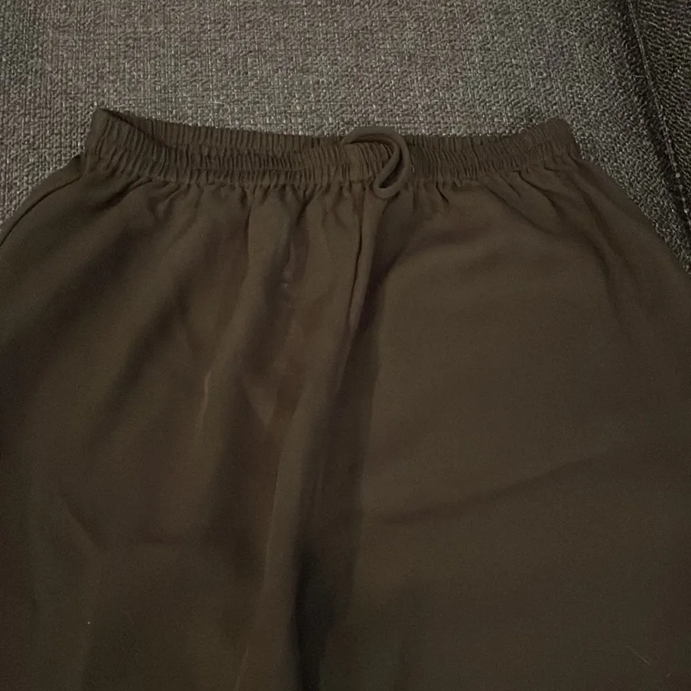 Sheer lounge bottoms in black - Image 2