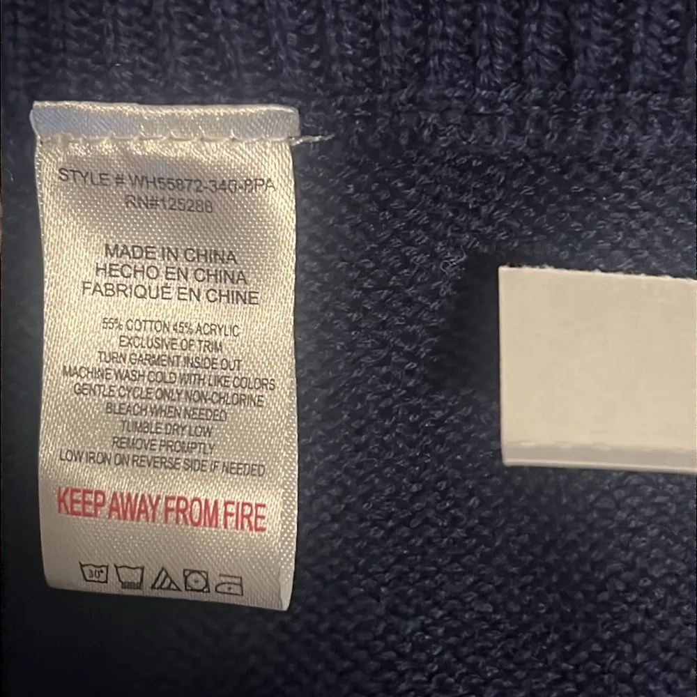 Life Is Good Blue Knit Shorts with Drawstring Waist - Large NWT - Image 4