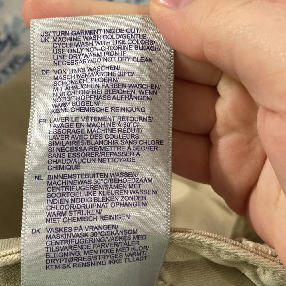 NYDJ Ami skinny ankle jeans with released fringed hemline in sand size 6 - Image 13