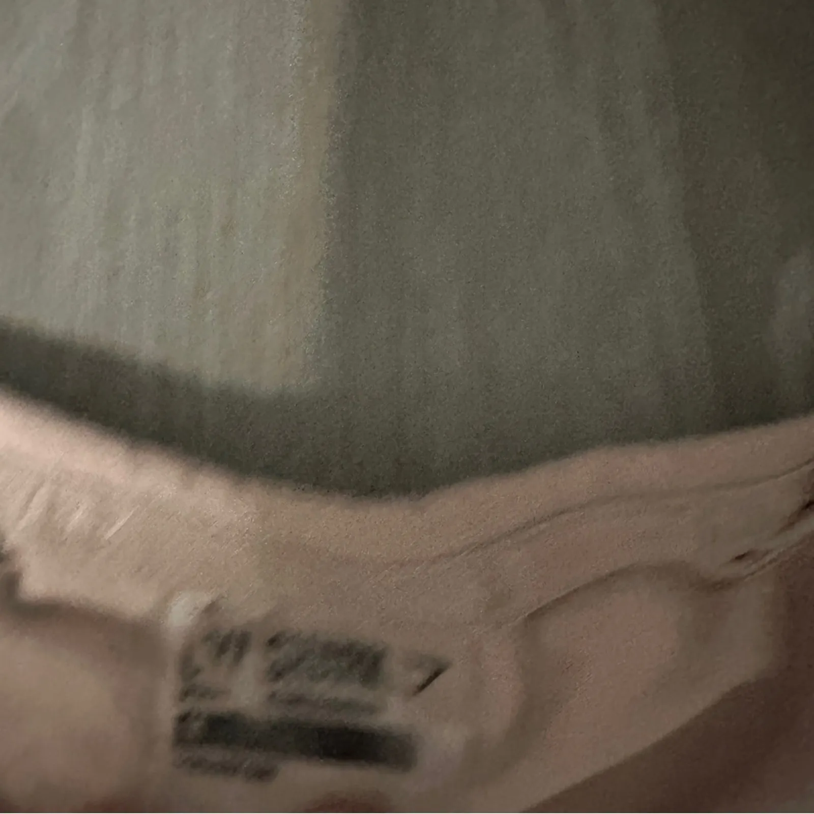 Gymshark Pink Beige Cropped Ruched Tie Up Ribbon‎ Long Sleeve Top Size M - Image 7