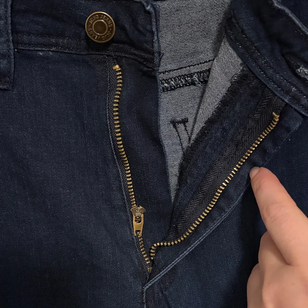 NWT JCJQ Jeans High Waisted Bellbottom Jeans Blue Size M - Image 6