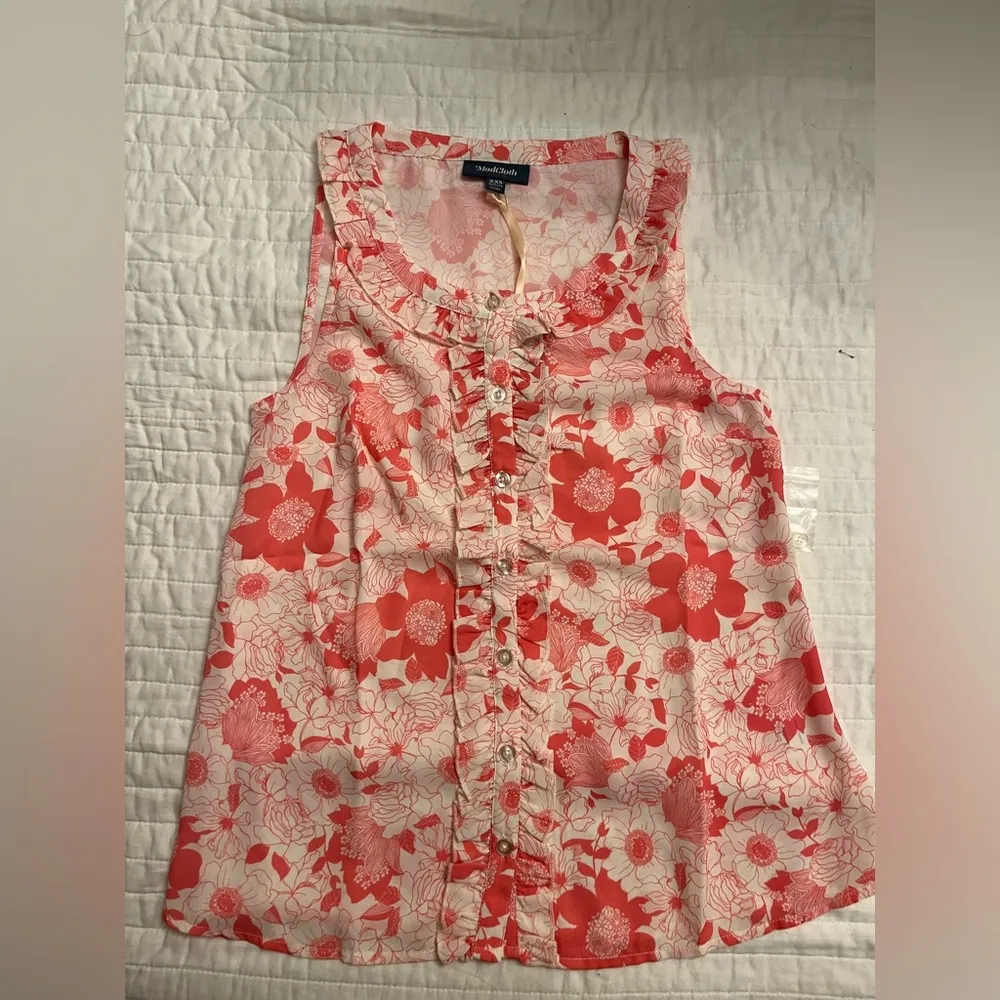 NWT ModCloth bit of frill sleeveless top - Image 5