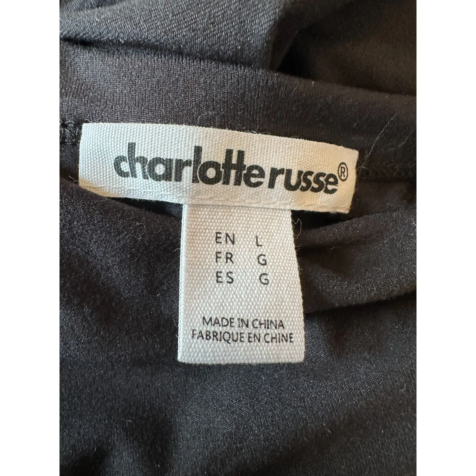 Y2K Rock N Roll World Tour Black Longsleeve Top Size Large - Image 6