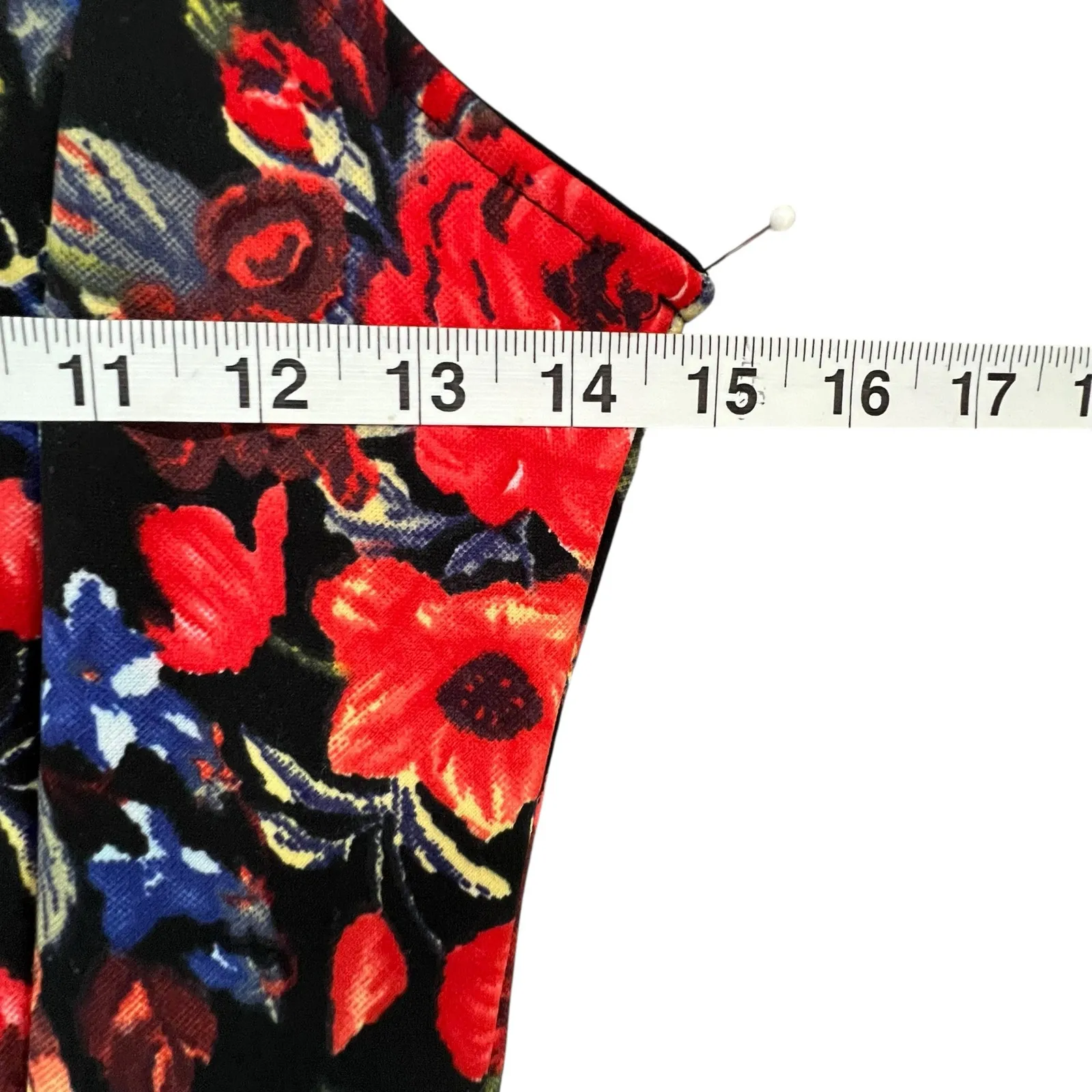 A'gaci Maxi Dress Womens M Black Floral Fitted Mermaid Ruffle Hem Blogger Fave - Image 8