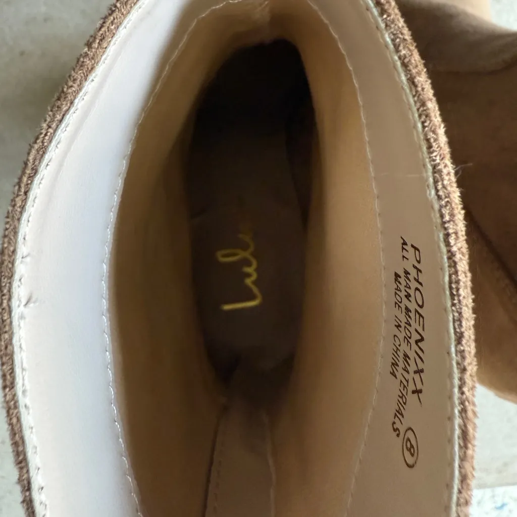 ⚜️ 3/$25 ⚜️ NWOT Lulus Phoenix Brown Suede Pointed-Toe Ankle Booties, size 8. - Image 6