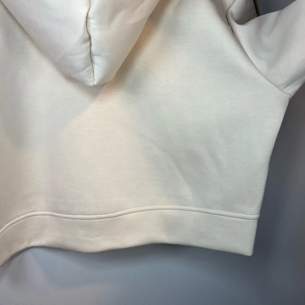 A New Day Zip Up Hoodie Jacket Cream Cropped Soft Cozy Neutral NEW Women's Sz XL - Image 11