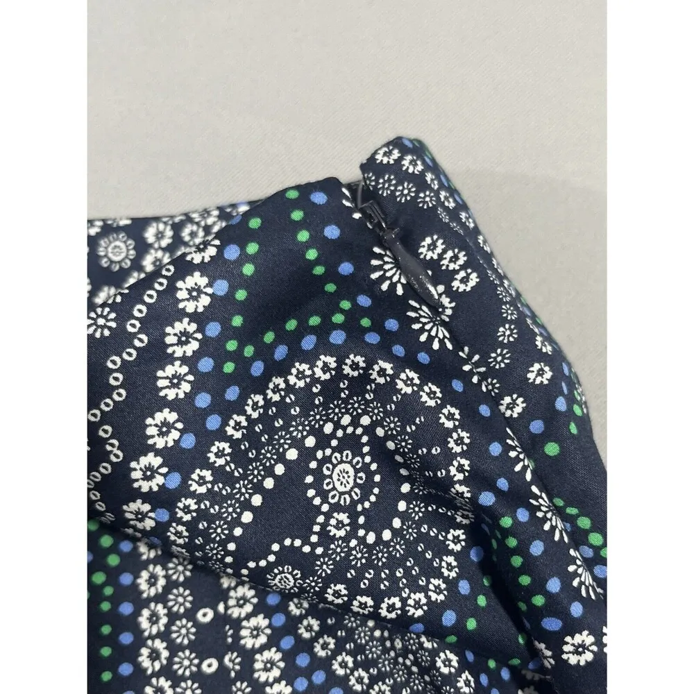 Talbots Paisley Pleated Whimsical Midi Skirt Lined BOHO Sz 12 NWT - Image 3