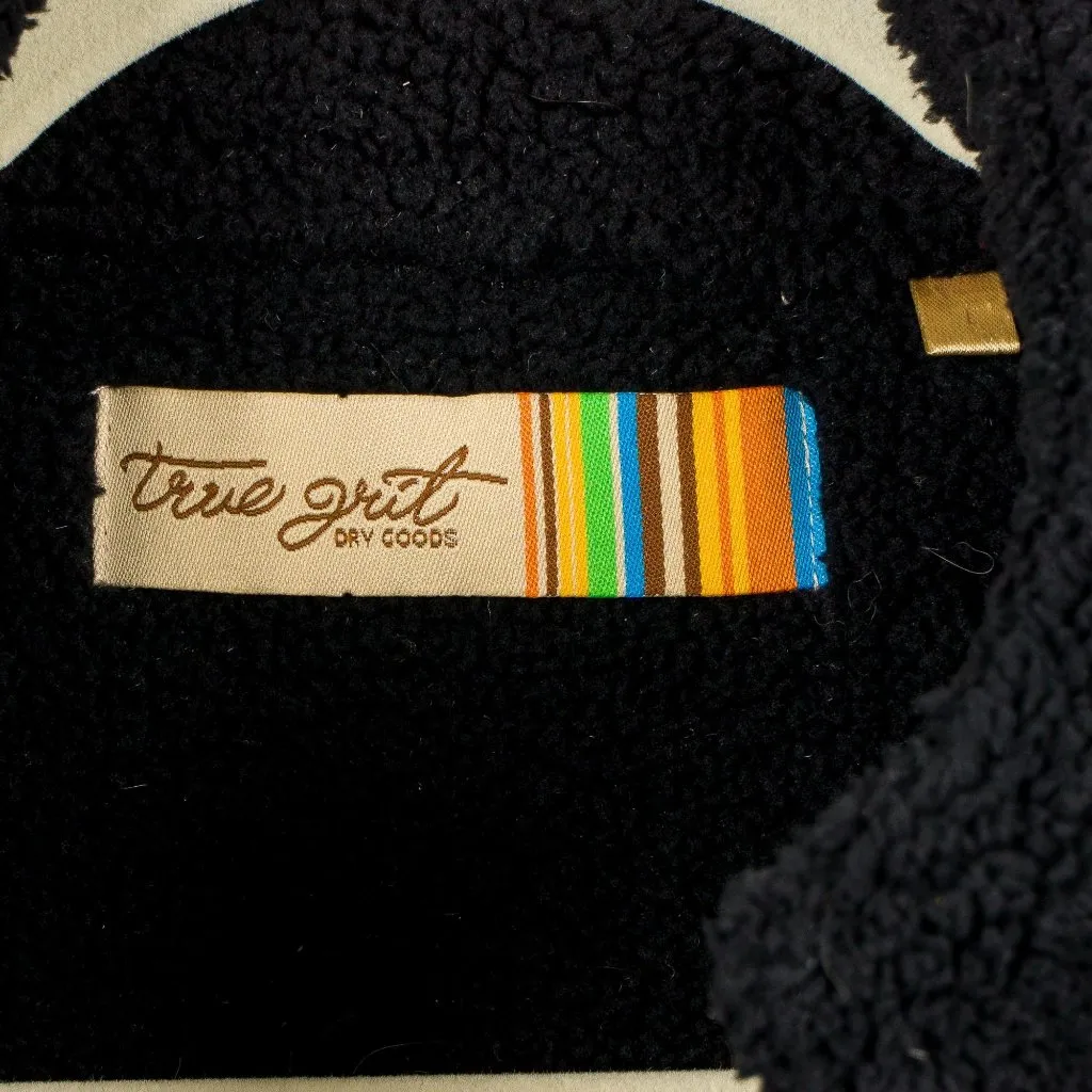 True Grit Dry Goods Vest L Womens Y2K Black Soft Lining Tie Front Country - Image 5