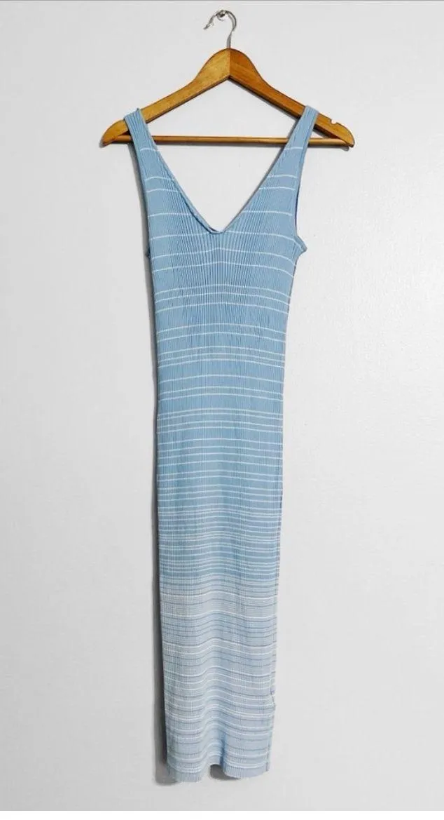 Dana Ombre Striped Midi Dress - Image 6