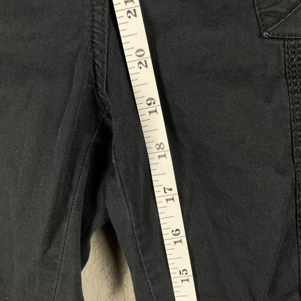 Style & Co Cargo Capri Pants Women’s Size 4P Black Utility Streetwear Y2K Grunge - Image 6