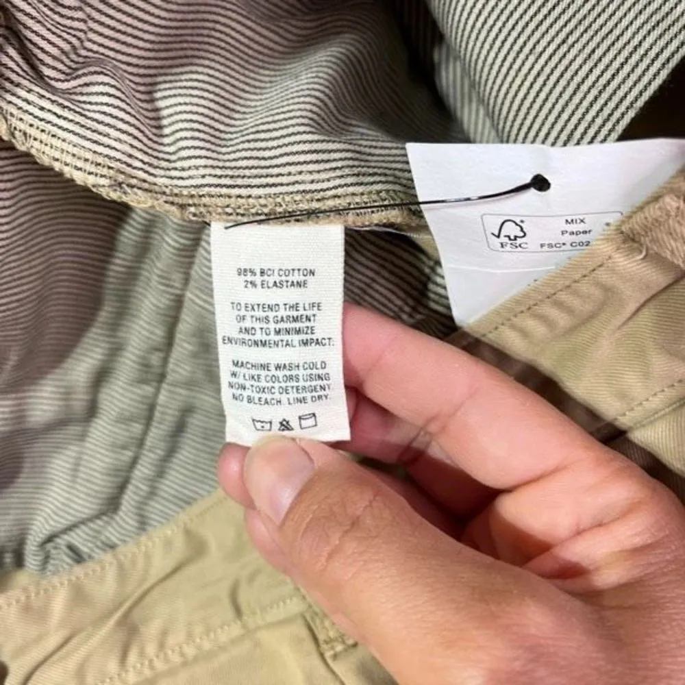 Alex Mill Standard Signature Pleated Pant Chino Tan Ankle pants Size 32 unisex - Image 8