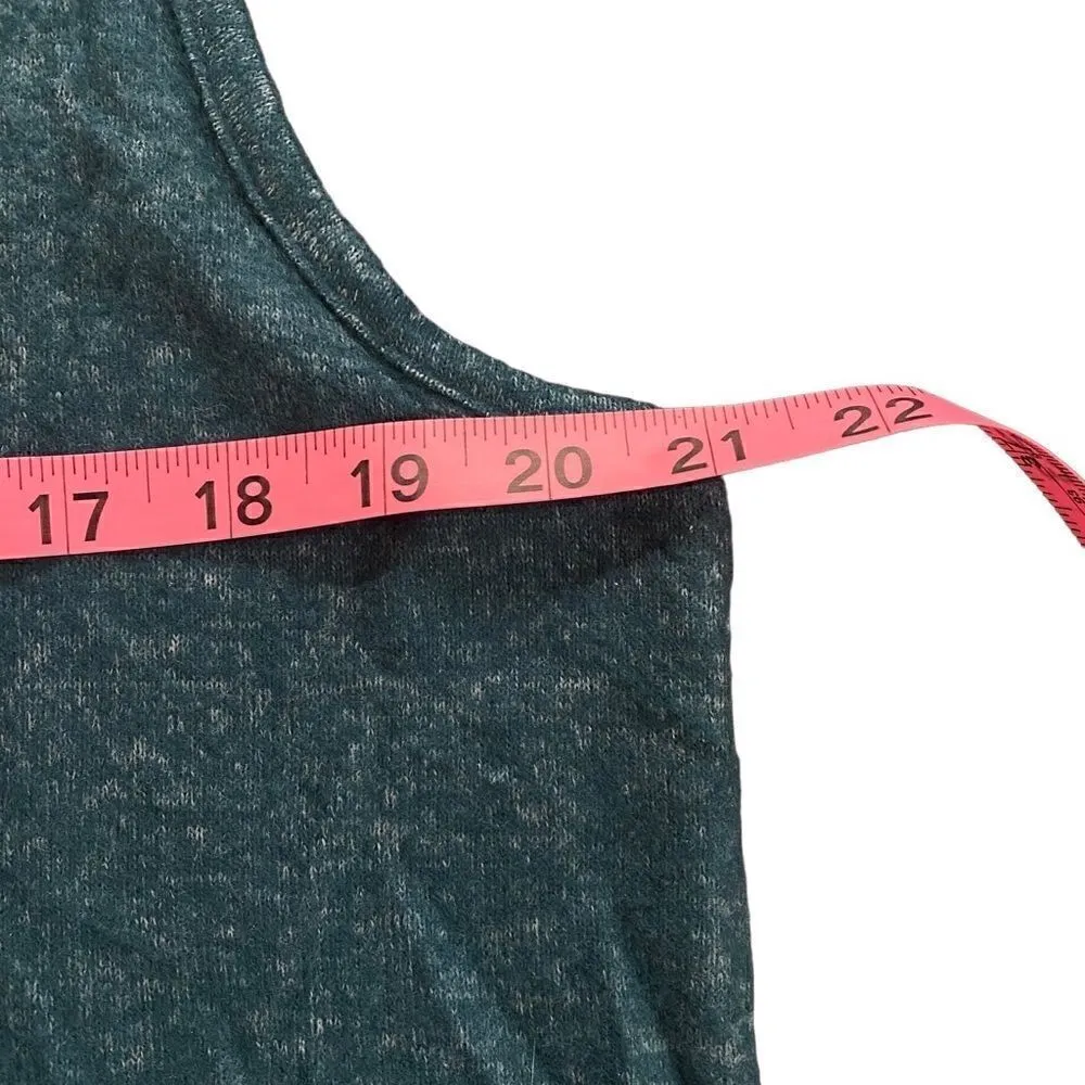 Lane Bryant NWT sweater tank top blue green Heather size 14/16 - Image 4