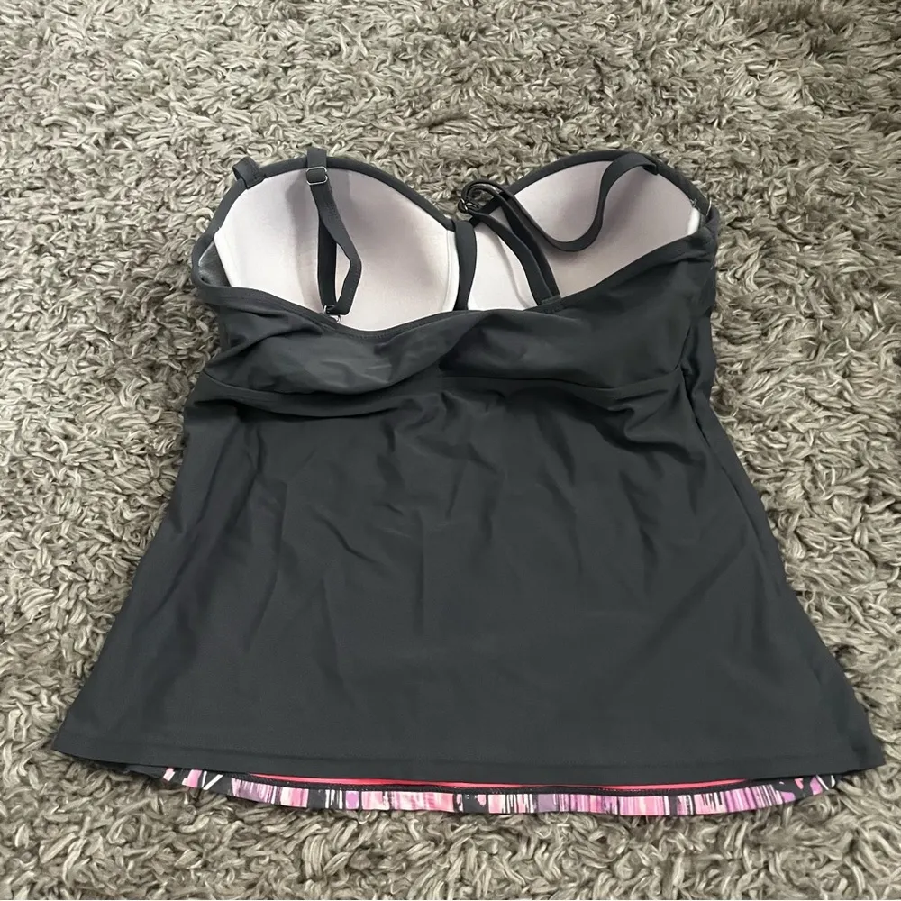 Free country swim top tankini bikini tank top size xl - Image 2