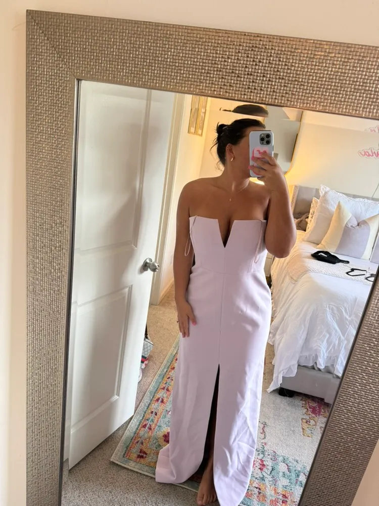 BCBGMAXAZRIA Purple Formal Gown - Image 2