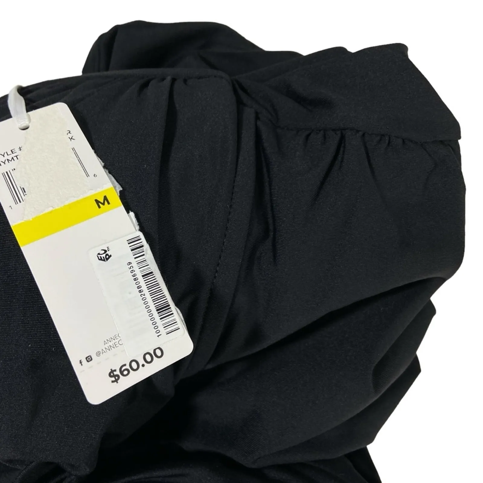 Anne Cole Twist Front Bandeaukini Swim Top M - Image 4