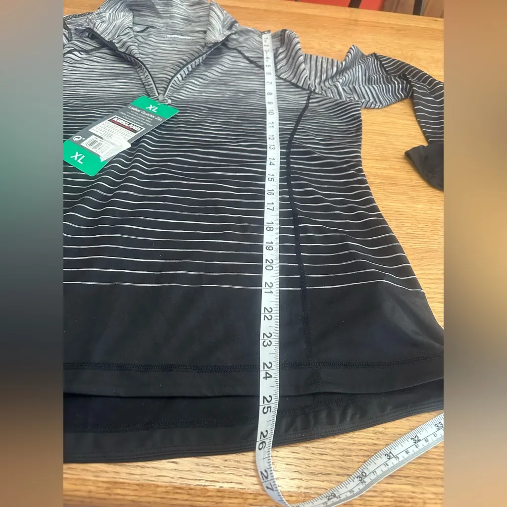 Kirkland’s Signature NWT quarter zip athletic pulloversz XL 22” p2p - Image 8