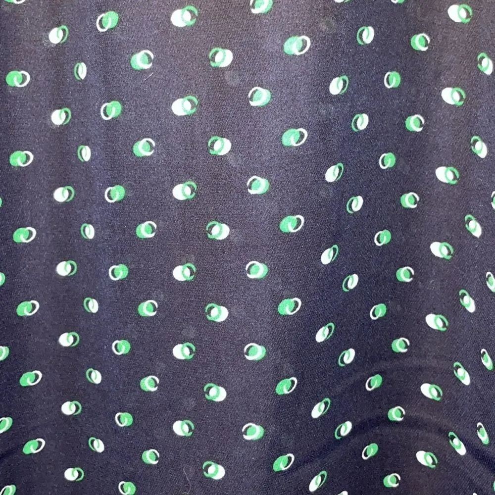 CAbi 5019 Navy, Green & White Martini Blouse - Image 8