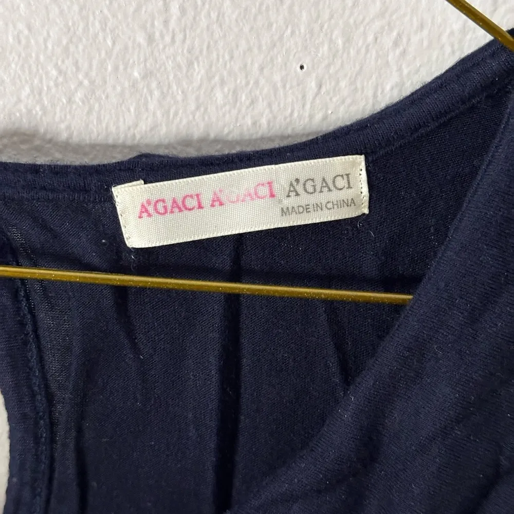 Agaci‎ Women Navy blue blouse size small - Image 4